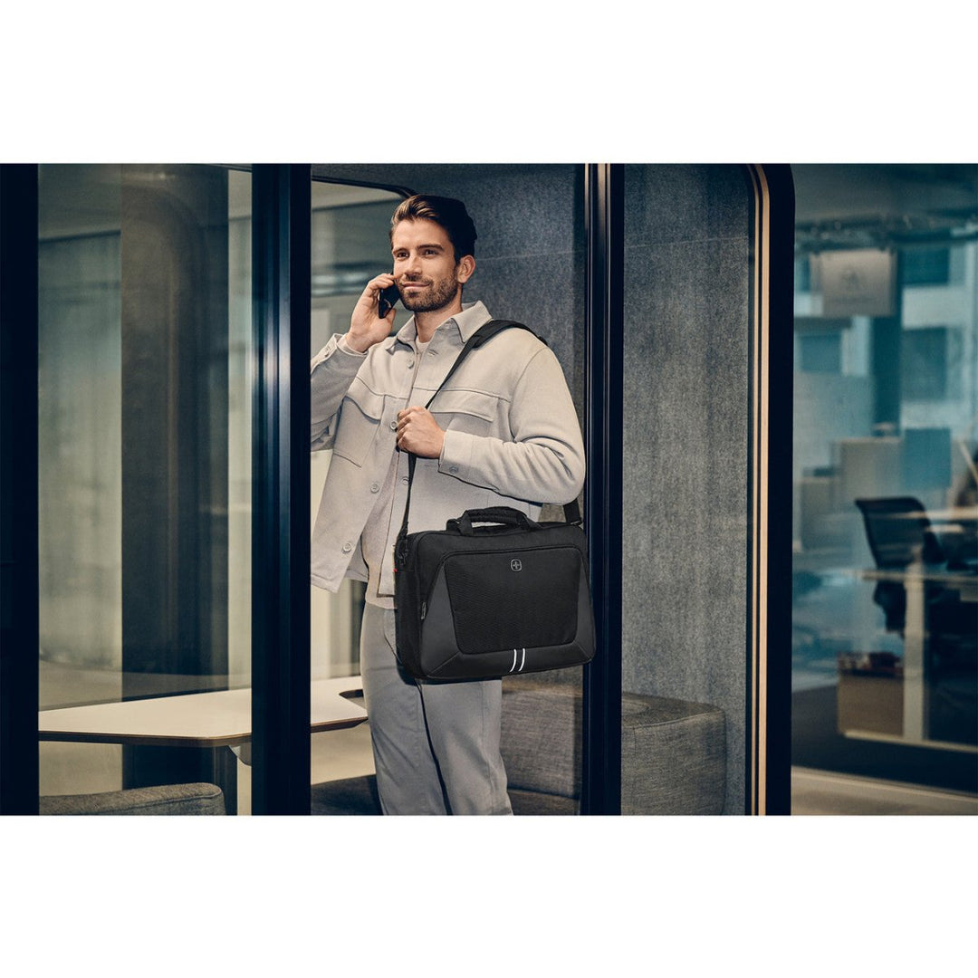 תיק עסקים למחשב Wenger XE Brief 16״ שחור - תיק התיקיםWengerתיק מחשב נייד