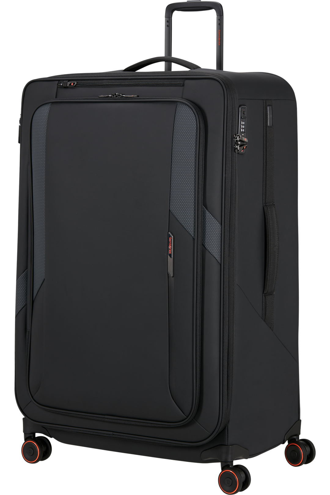 Samsonite Glazed מזוודה רכה מתרחבת ענקית 84 ס״מ - שחור