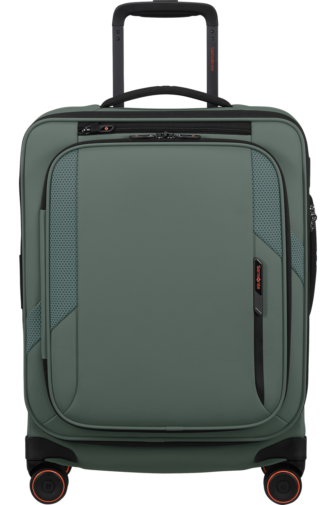 Samsonite Glazed מזוודת עלייה למטוס רכה מתרחבת 55 ס״מ - ירוק מרווה