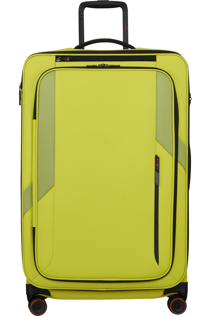 Samsonite Glazed מזוודה רכה מתרחבת גדולה 78 ס״מ - ליים