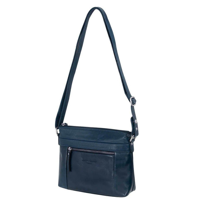 Alberto Bellucci תיק עור כתף קלאסי בינוני