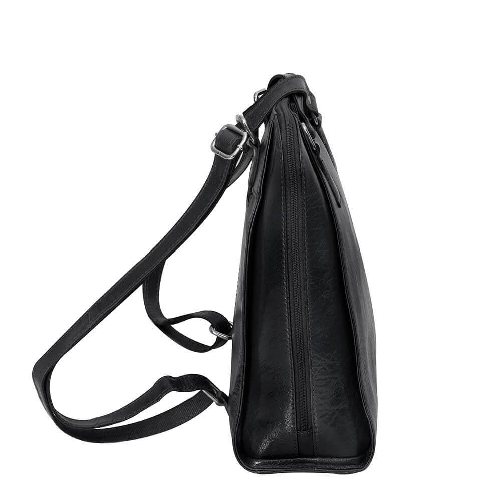 Alberto Bellucci תיק עור גב/ כתף קלאסי גדול ׁ