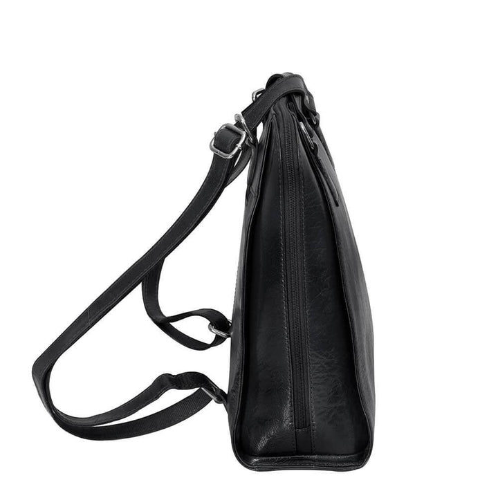 Alberto Bellucci תיק עור גב/ כתף קלאסי גדול ׁ