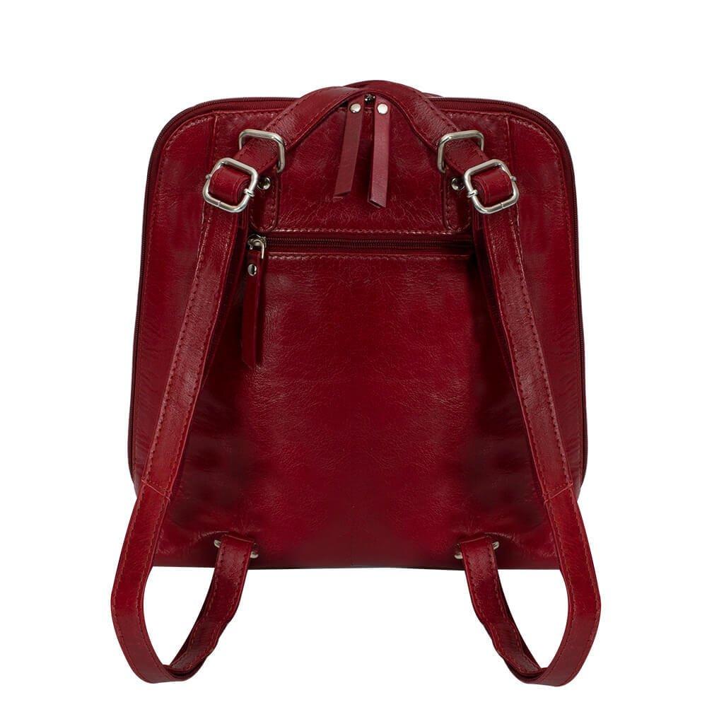 Alberto Bellucci תיק עור גב/ כתף קלאסי גדול ׁ