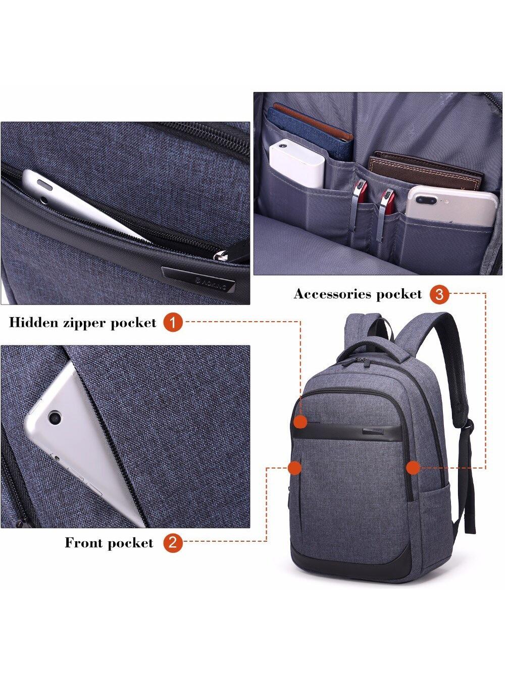 Aoking תיק גב אופנתי למחשב 15.6"