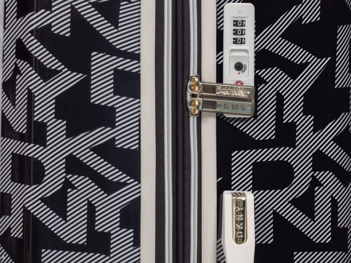Donna Karan DKNY סט 3 מזוודת אופנתיות מבית מעצבת העל דגם SIGNATURE BIG LOGO
