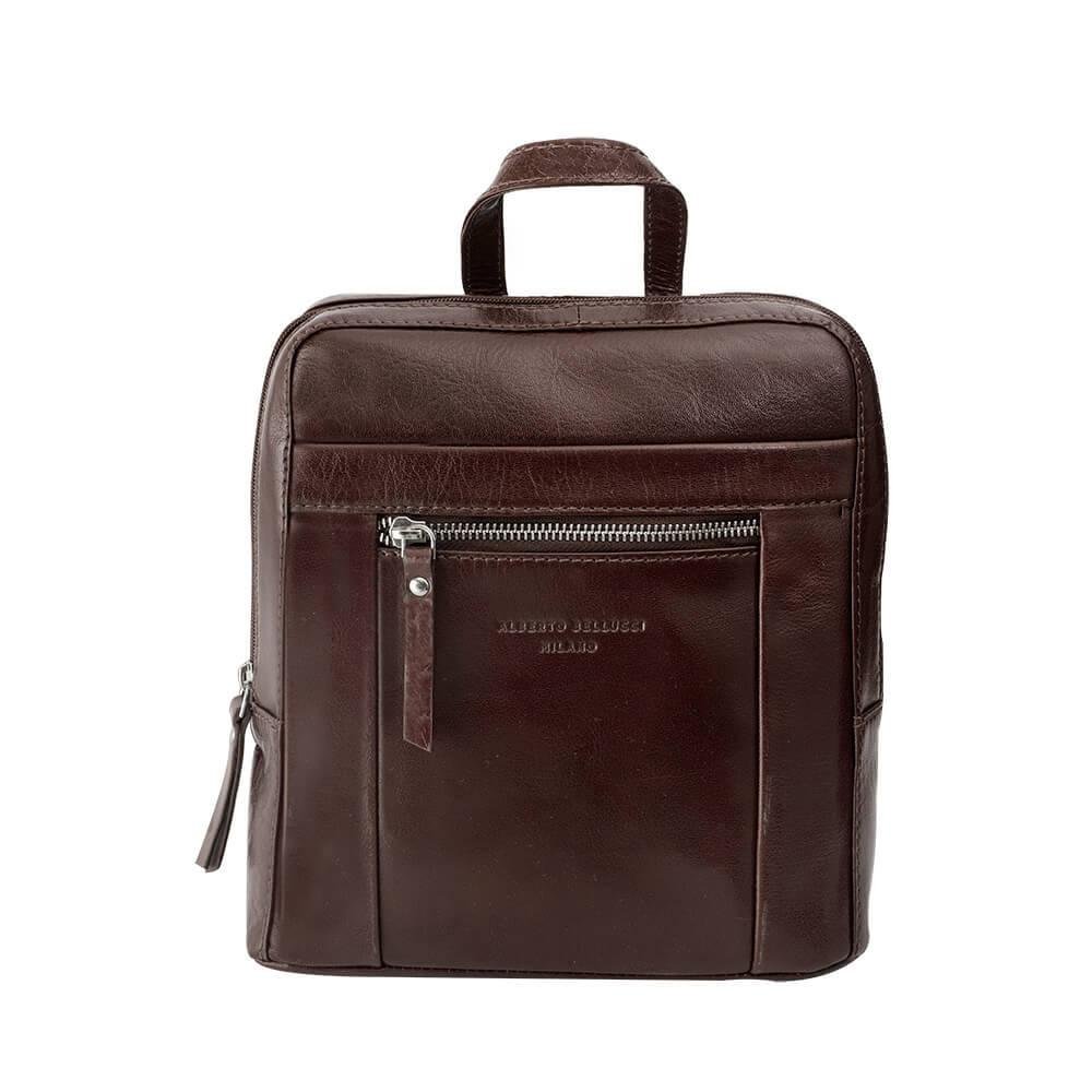 Alberto Bellucci תיק עור גב קלאסי בינוני - תיק התיקיםAlberto Bellucciנשים