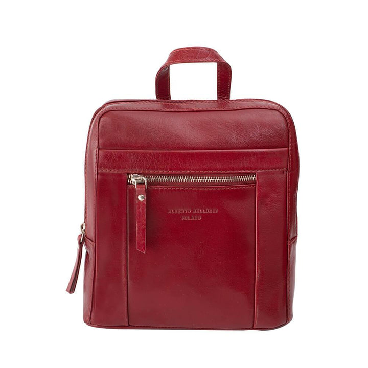 Alberto Bellucci תיק עור גב קלאסי בינוני - תיק התיקיםAlberto Bellucciנשים