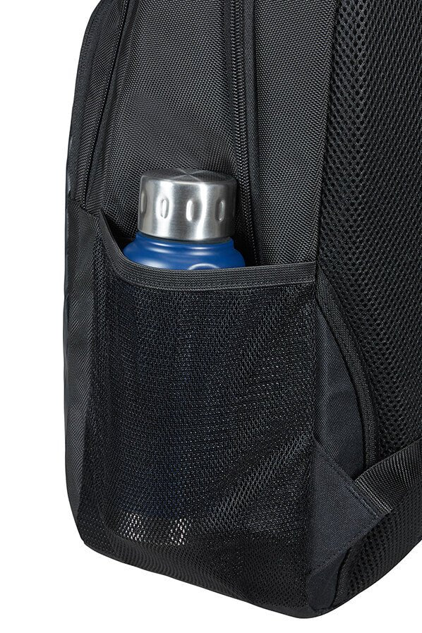American Tourister AT WORK תיק גב למחשב 15.6" שחור עם צהוב - תיק התיקיםAmerican Touristerתיקים למחשב נייד
