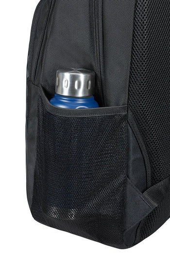 American Tourister AT WORK תיק גב למחשב 15.6" שחור עם צהוב - תיק התיקיםAmerican Touristerתיקים למחשב נייד