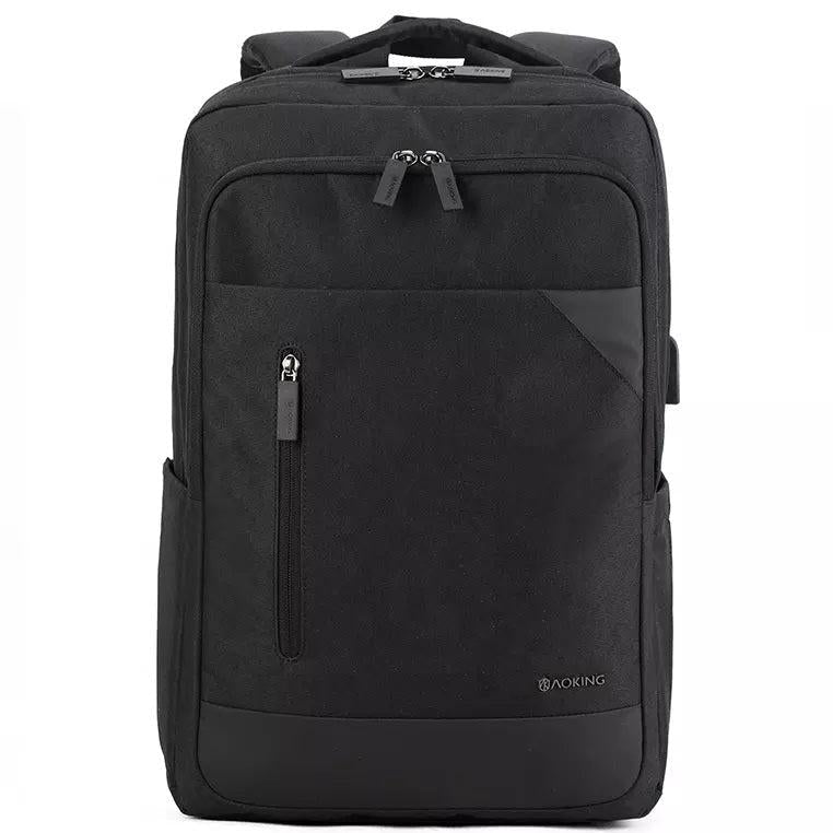 Aoking תיק גב אופנתי ללפטופ 15.6" בשחור - תיק התיקיםAokingגברים