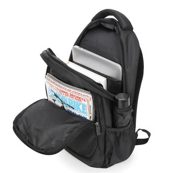 Aoking תיק גב מרופד למחשב נייד 15.6" בשחור - תיק התיקיםAokingגברים