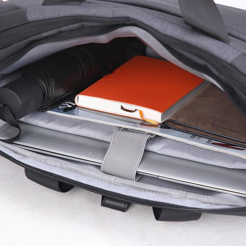 Aoking תיק עסקי ללפטופ 15.6" באפור כהה שחרחר - תיק התיקיםAokingתיקים לצד למחשב נייד