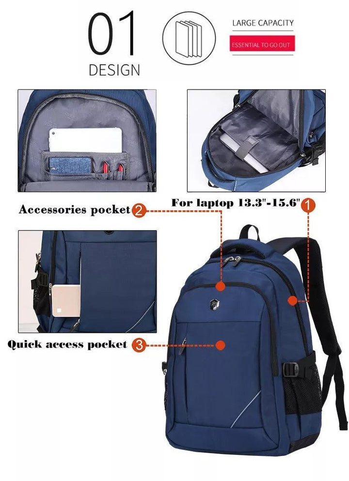 Aoking תיק גב איכותי למחשב נייד 15.6" - תיק התיקיםAokingתיקים למחשב נייד