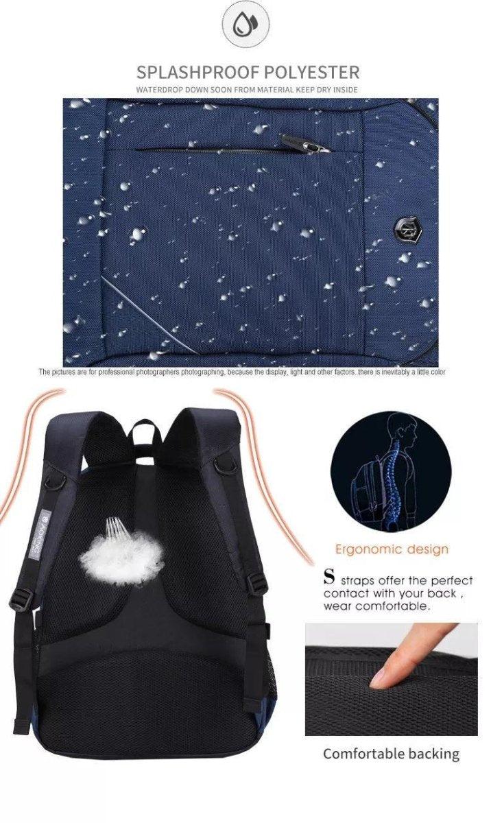 Aoking תיק גב איכותי למחשב נייד 15.6" - תיק התיקיםAokingתיקים למחשב נייד