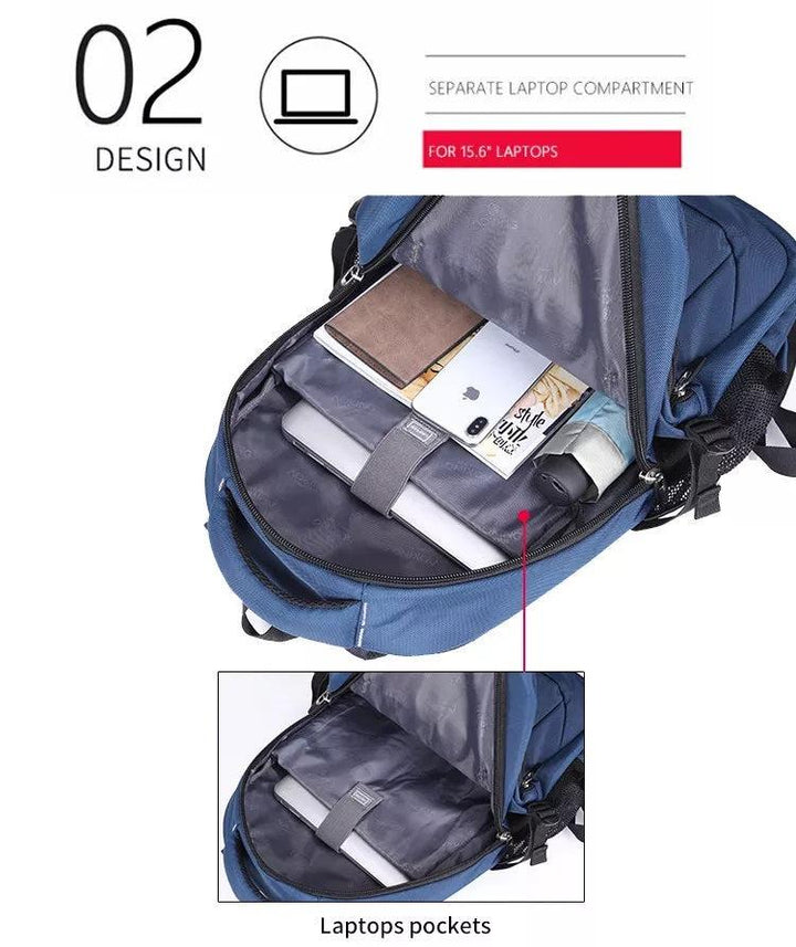 Aoking תיק גב איכותי למחשב נייד 15.6" - תיק התיקיםAokingתיקים למחשב נייד