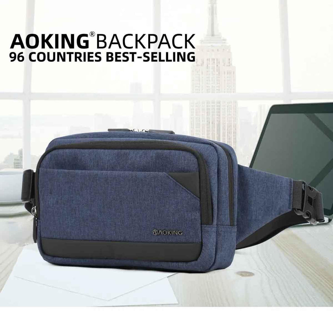 Aoking תיק פאוץ' איכותי לגבר - תיק התיקיםAokingתיקי צד לגבר