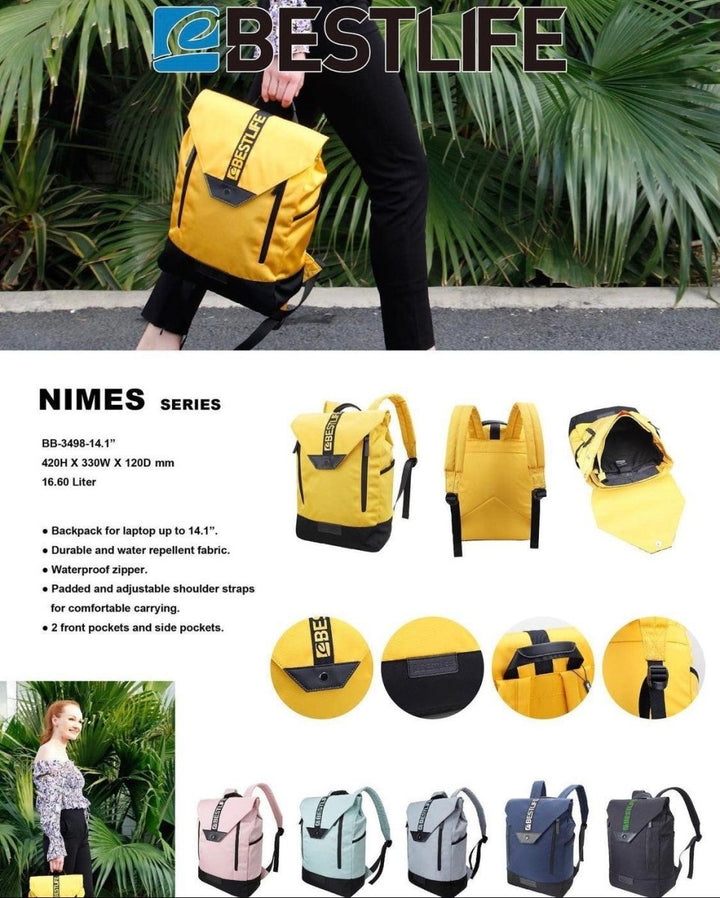 BESTLIFE תיק גב לנשים למחשב נייד 14.1" - תיק התיקיםBESTLIFEתיקים