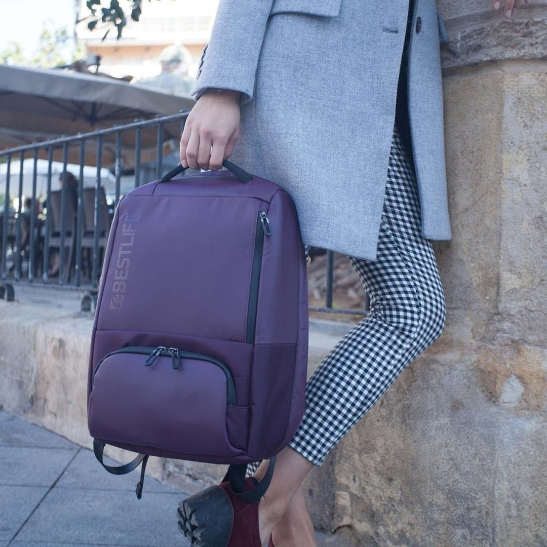 "BESTLIFE TravelSafe 15.6 תיק גב למחשב נייד - תיק התיקיםBESTLIFEתיקים