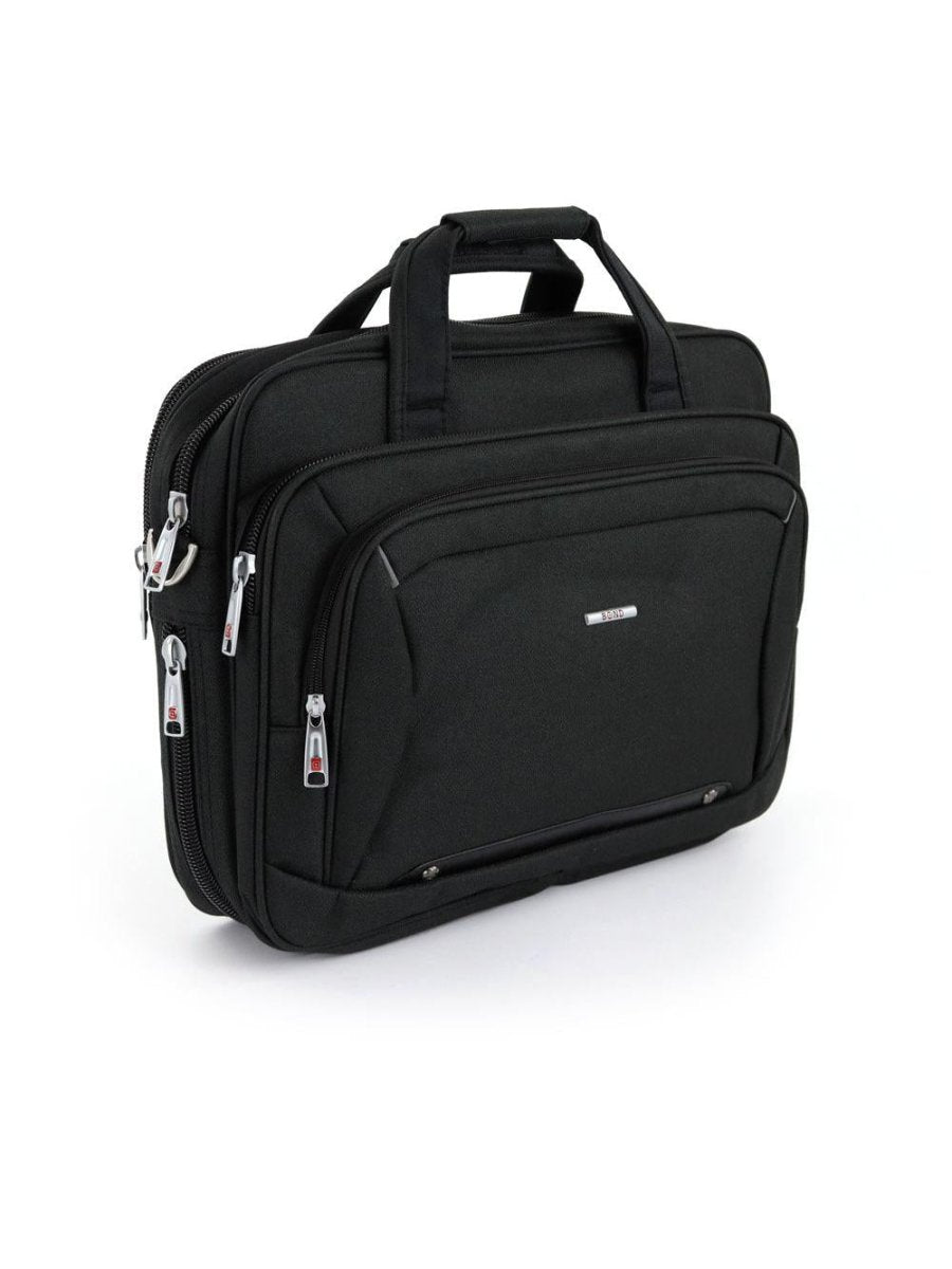 BOND תיק עבודה עם תא למחשב "15.6 שחור - תיק התיקיםBondגברים