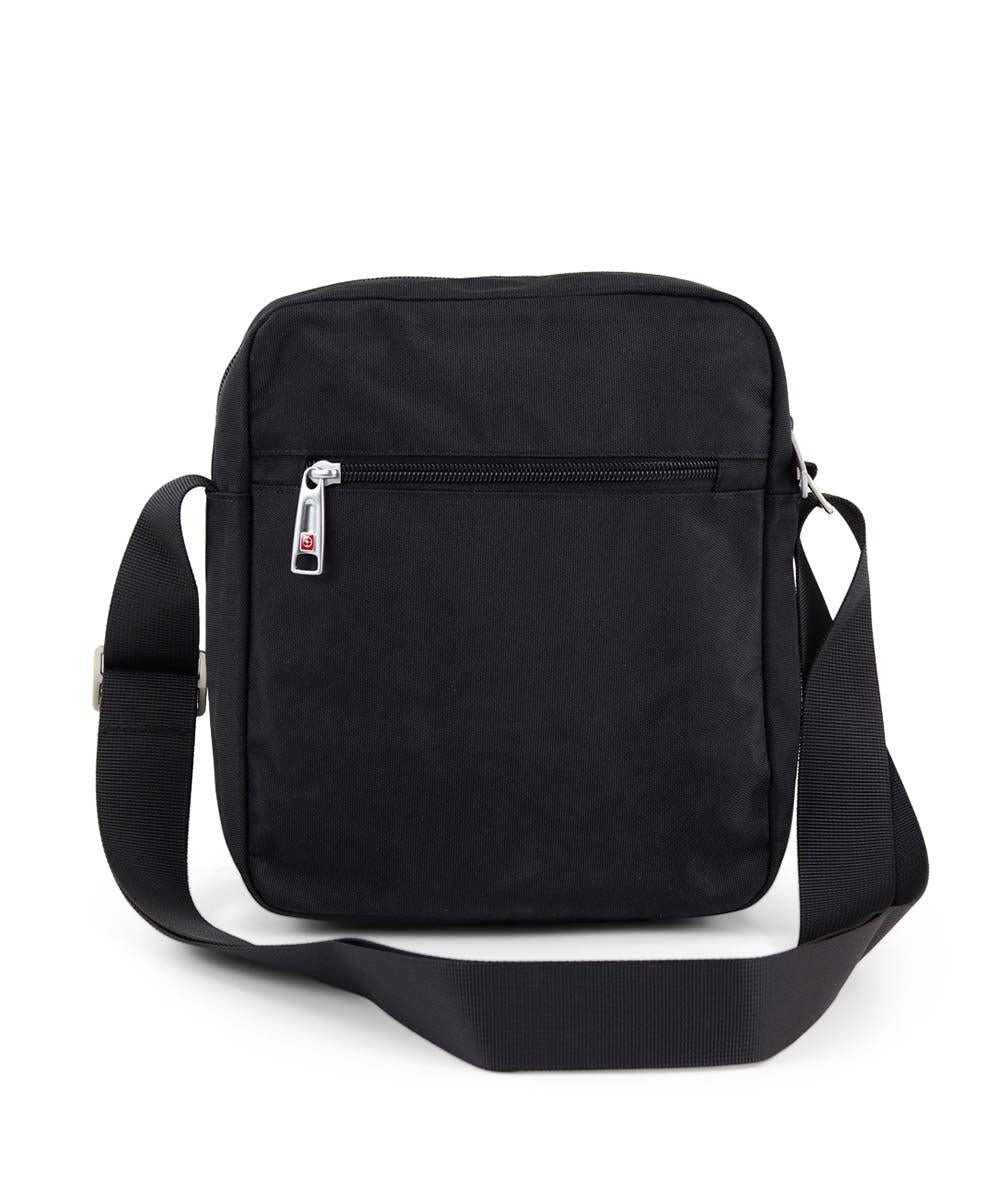 BOND תיק צד לגבר עם רצועה מתכוונת בשחור - תיק התיקיםBondגברים