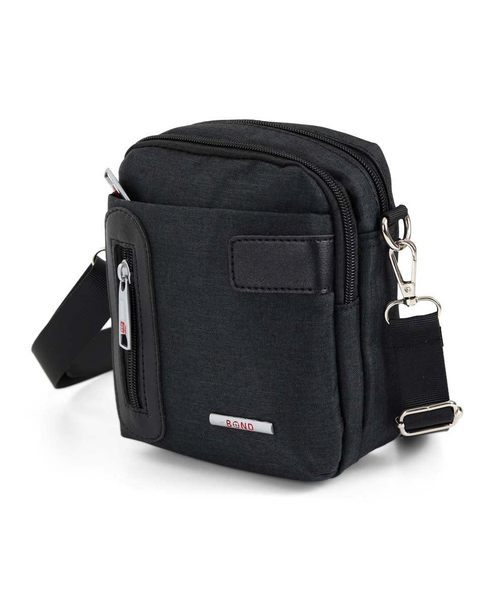 BOND תיק צד קטן לגבר עם רצועה מתנתקת - תיק התיקיםBondתיקים למחשב נייד
