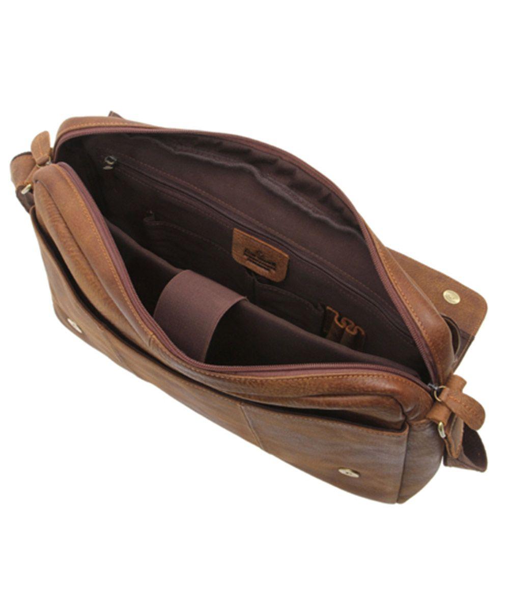 Emanuel תיק צד מעור לגבר דגם מאווי (2 צבעים) - תיק התיקיםEmanuelתיקי צד לגבר