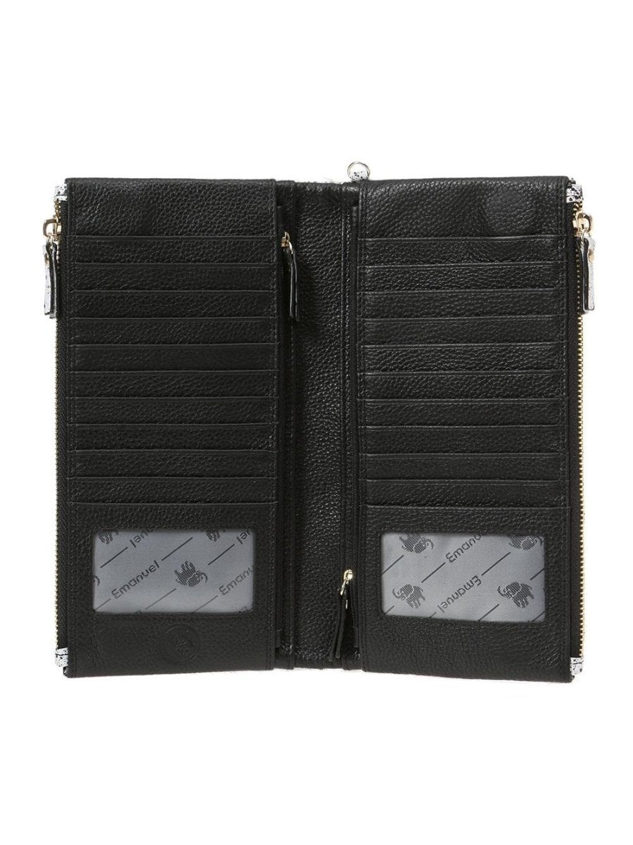 Emanuel ארנק עור נאפה גדול דגם קלאודיה - תיק התיקיםEmanuelנשים
