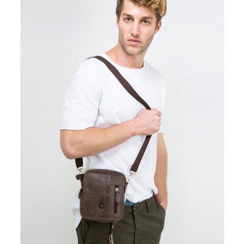 Emanuel תיק עור צד אדי - תיק התיקיםEmanuelגברים