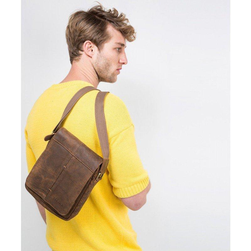 Emanuel תיק צד מעור דגם מאווי - תיק התיקיםEmanuelגברים