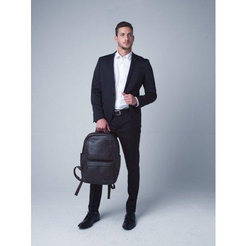 Emanuel תיק גב מעור דגם תבור - תיק התיקיםEmanuelגברים