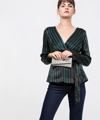 Emanuel ארנק מעור דגם אסי בינוני - תיק התיקיםEmanuelנשים