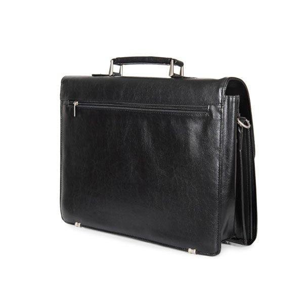 FERRINI תיק עסקים דמוי עור איכותי בשחור - תיק התיקיםFERRINIתיקים