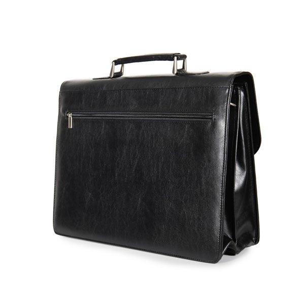 FERRINI תיק עסקים דמוי עור איכותי בשחור - תיק התיקיםFERRINIתיקים