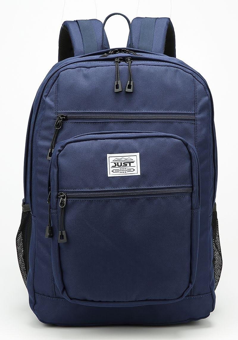 JUST תיק גב עם תא למחשב נייד כחול - תיק התיקיםJustתיקים למחשב נייד