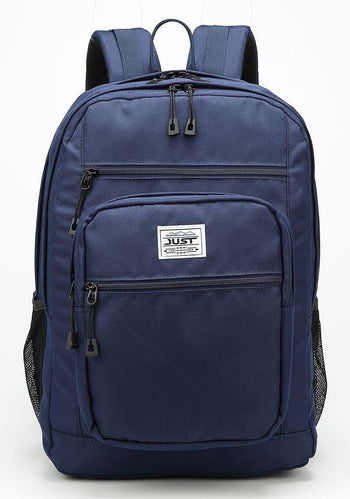 JUST תיק גב עם תא למחשב נייד כחול - תיק התיקיםJustתיקים למחשב נייד