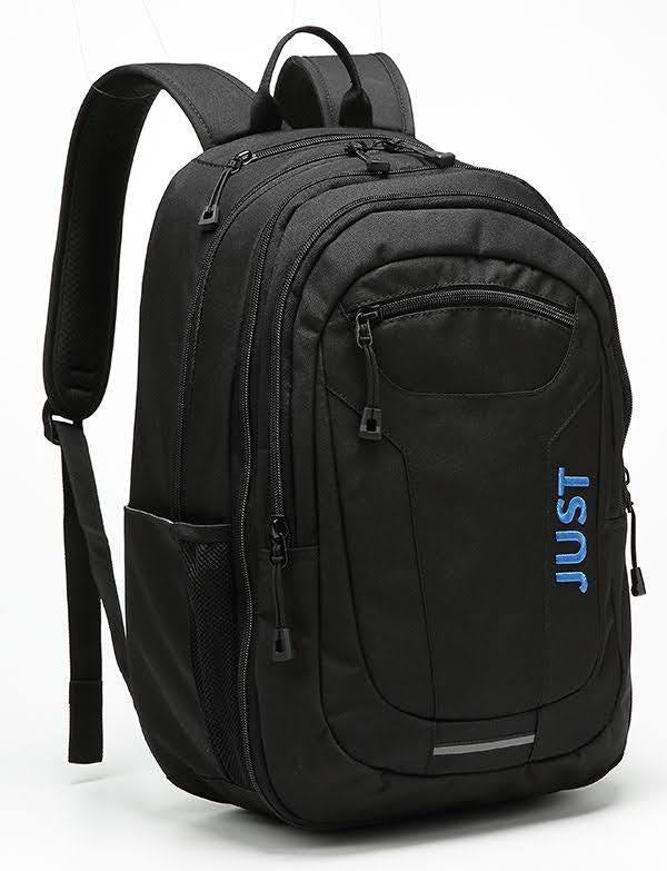 JUST תיק גב מתרחב SMARTCASE שחור - תיק התיקיםJustתיקי גב לגבר