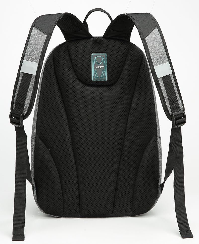 JUST תיק גב מתרחב SMARTCASE שחור - תיק התיקיםJustתיקי גב לגבר