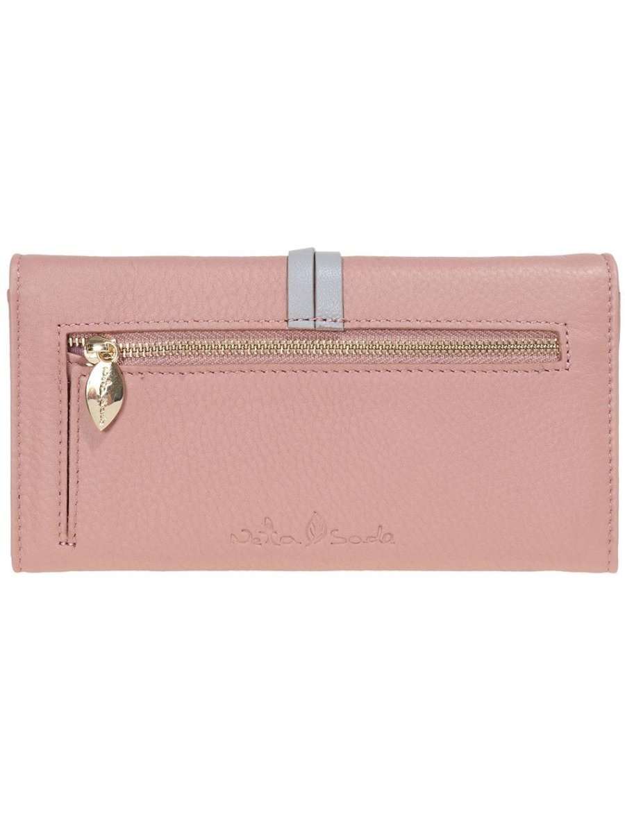 Neta Sade ארנק עור דגם מלניה גדול - תיק התיקיםנטע שדהנשים