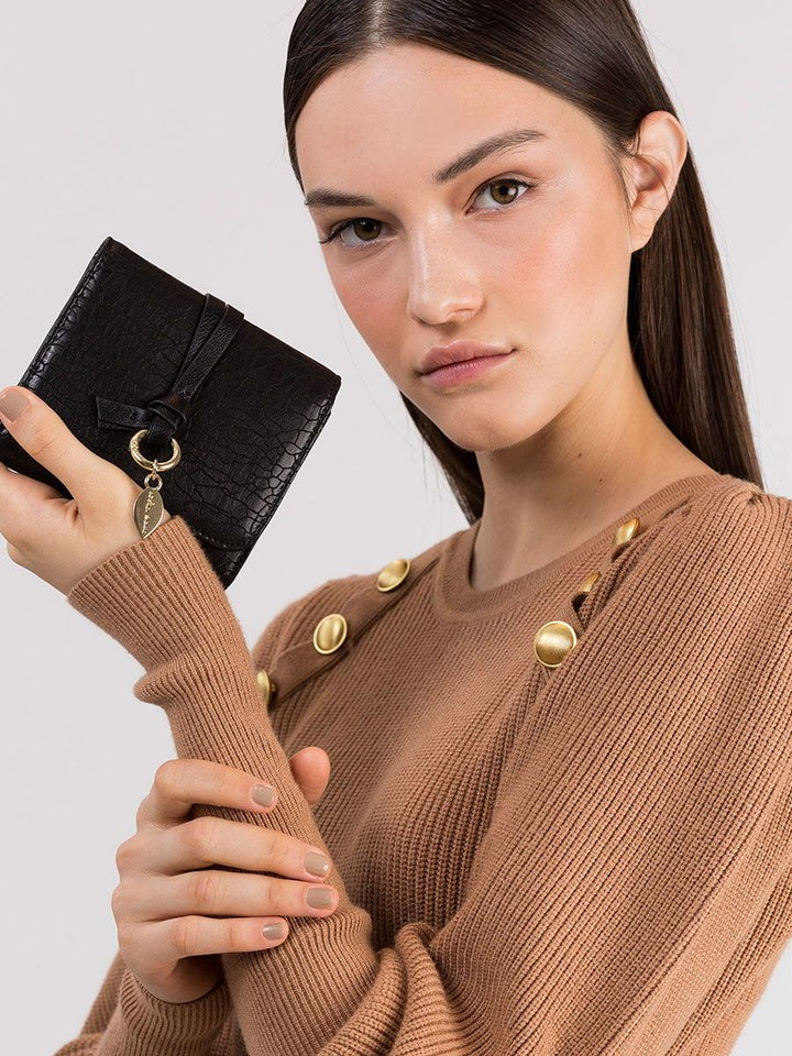 Neta Sade ארנק מעור מלניה קטן - תיק התיקיםנטע שדהנשים