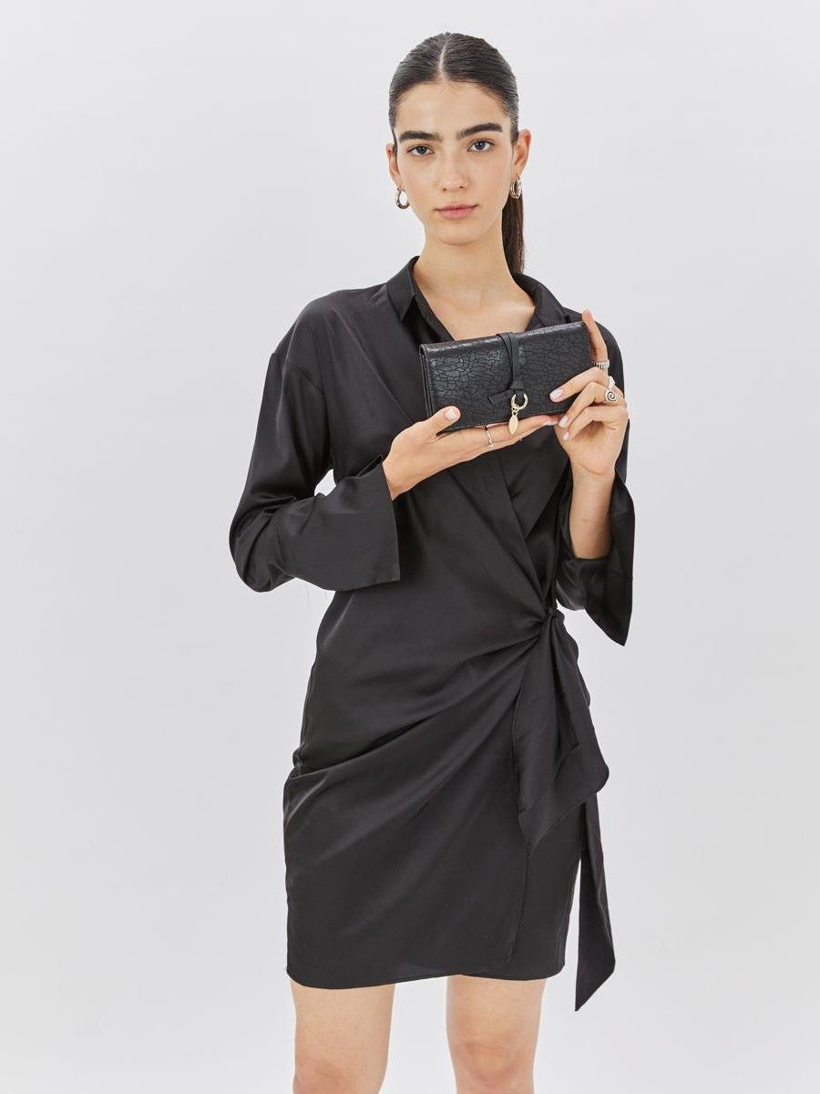 Neta Sade ארנק עור דגם מלניה גדול - תיק התיקיםנטע שדהנשים