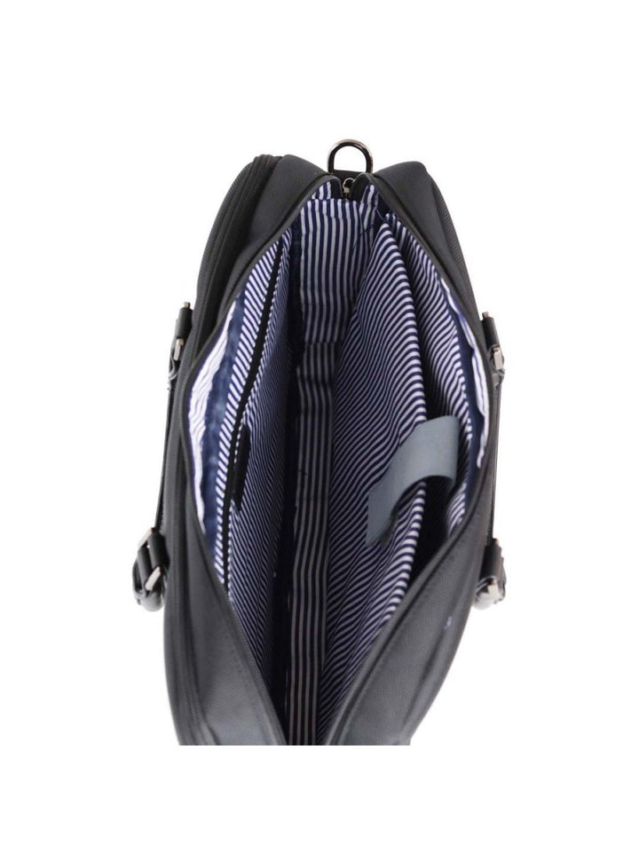 PAULA ROSSINI תיק מנהלים אופנתי עם 2 רצועות כתף לנשים עם תא למחשב נייד - תיק התיקיםPAULA ROSSINIתיקים לצד למחשב נייד