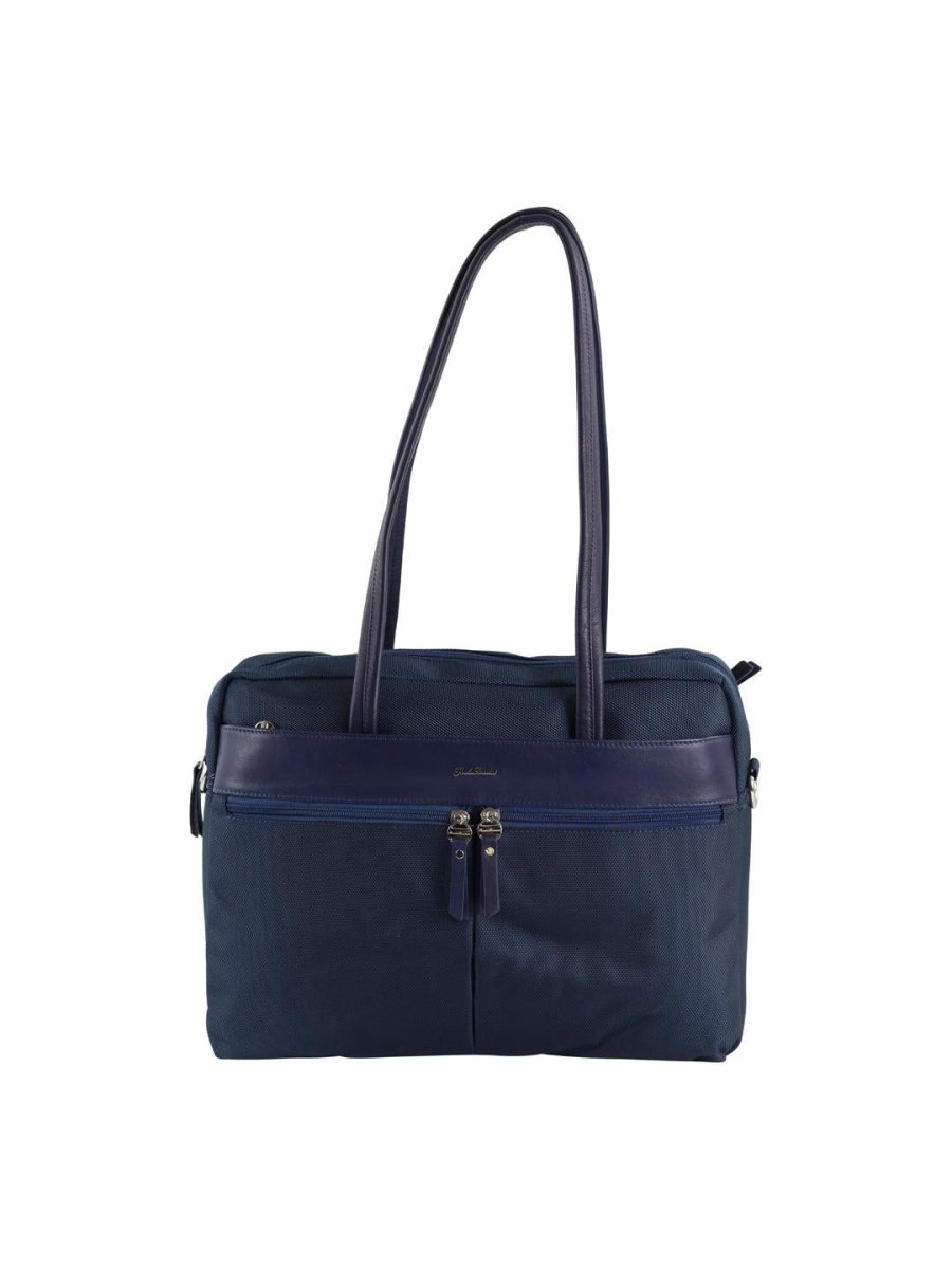 PAULA ROSSINI תיק מנהלים אופנתי עם 2 רצועות כתף לנשים עם תא למחשב נייד - תיק התיקיםPAULA ROSSINIתיקים לצד למחשב נייד