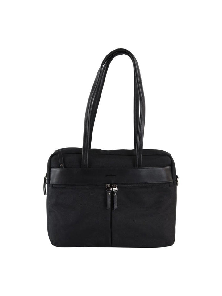 PAULA ROSSINI תיק מנהלים אופנתי עם 2 רצועות כתף לנשים עם תא למחשב נייד - תיק התיקיםPAULA ROSSINIתיקים לצד למחשב נייד