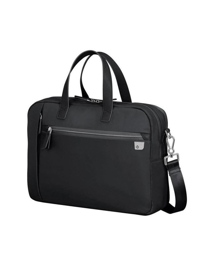 Samsonite Eco Wave 15.6 תיק עבודה לנשים סמסונייט 2 תאים מחשב בשחור - תיק התיקיםSamsoniteתיקים