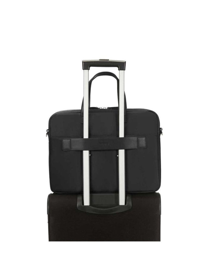 Samsonite Eco Wave 15.6" תיק צד למחשב נשים נייד בשחור - תיק התיקיםSamsoniteתיקים