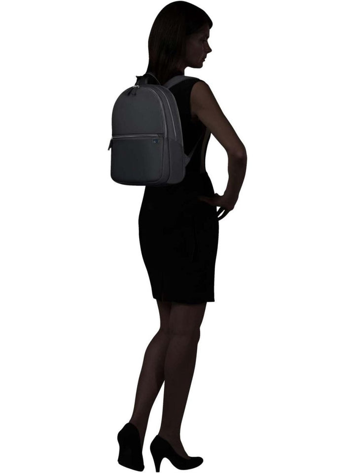 Samsonite Eco Wave תיק גב למחשב נייד לנשים 15.6" בשחור - תיק התיקיםSamsoniteתיקים