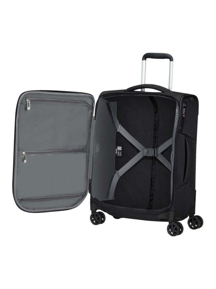 Samsonite Respark 55x40x20cm מזוודה טרולי עלייה למטוס מבד סמסונייט 20" - תיק התיקיםSamsoniteמזוודות