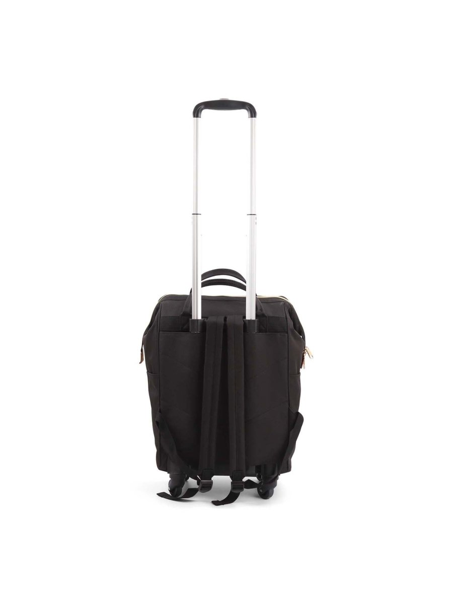 Stories תיק נסיעות אופנתי 4 גלגלים עם רצועות לגב - תיק התיקיםStoriesמזוודות