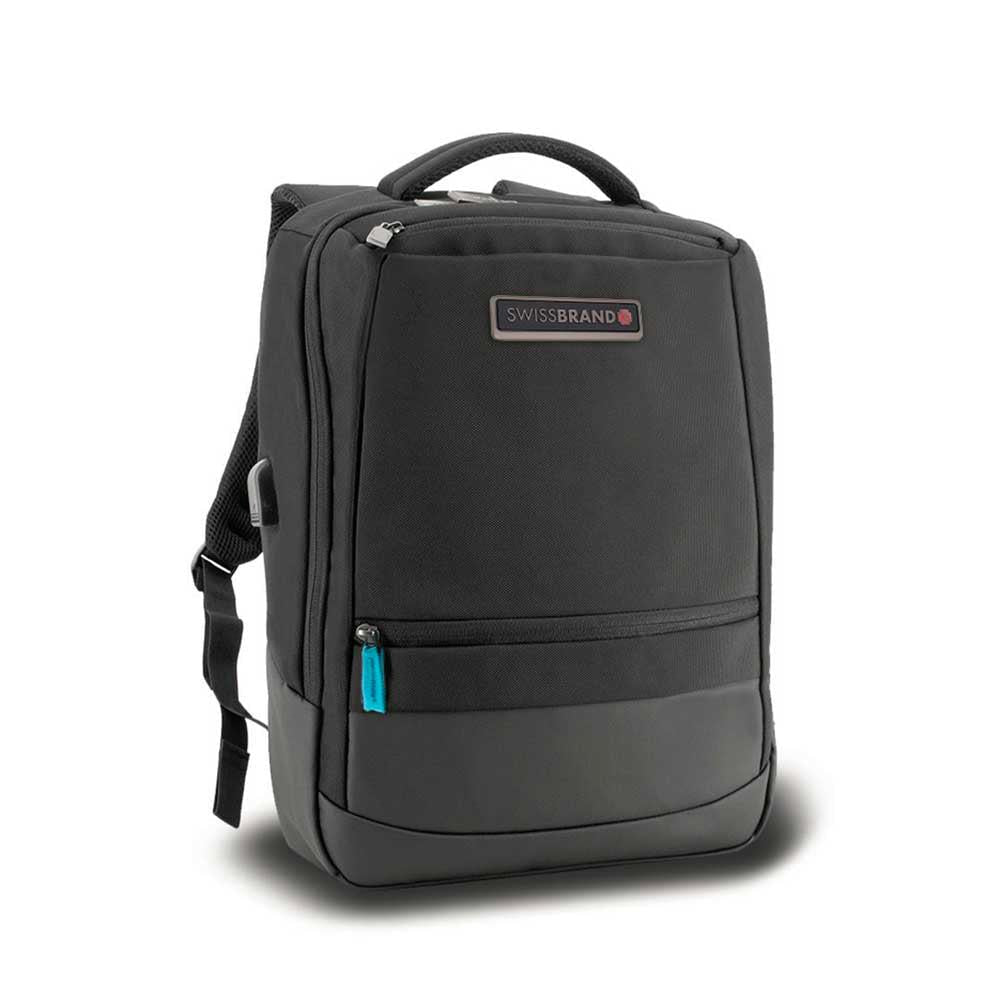 SwissBrand תיק גב למחשב נייד לפטופ 15.6" BRADFORD - תיק התיקיםSwissBrandתיקים למחשב נייד